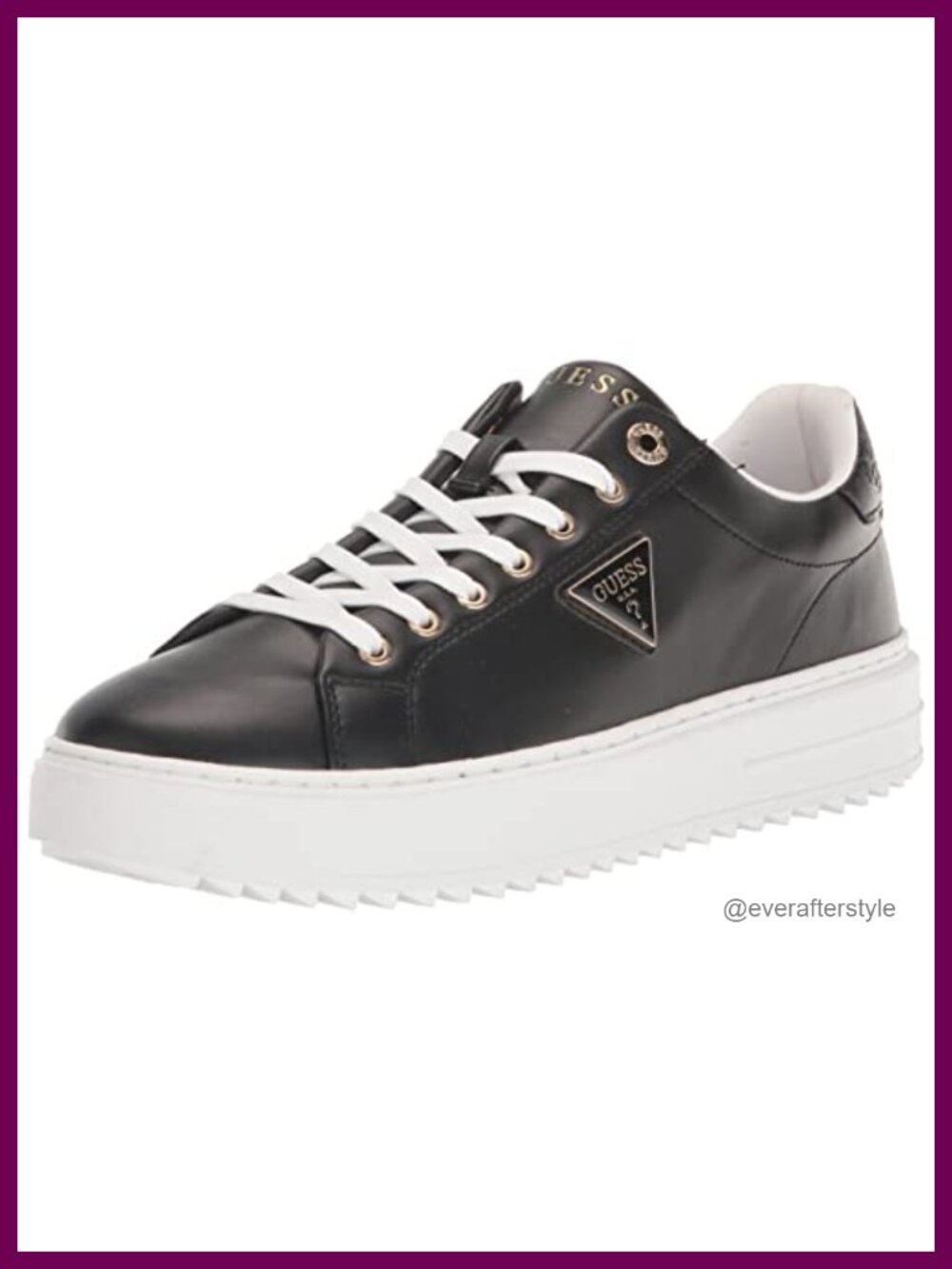 Denesa Women's Fashion Sneakers Lace-Up Cushioned EVA Footbed Casual Walking